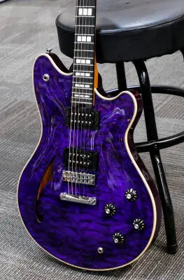 Store Special Product - EVH - SA-126 Special Quilted Maple Electric Guitar - Transparent Purple